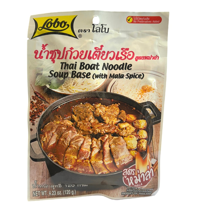 Thai Båd Nudelsuppe Mala Krydret