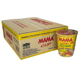 MAMA Orientalsk Nudler m/ Kyllingesmag Cup 12x70g  STORKØB