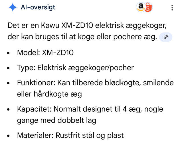 Kawu elektrisk æggekoger