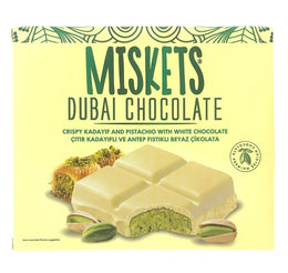 Dubai Chokolade Hvid, Misket, 100g