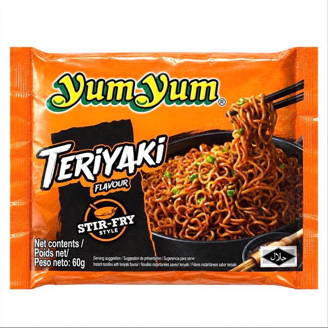 Yumyum Stegte Nudler Teriyaki Smag 60g
