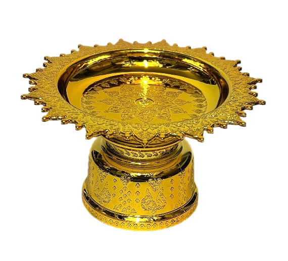 Opsats ø 16 cm - Guldfarvet