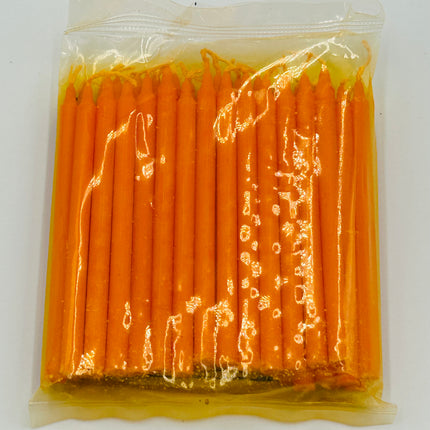 Orange lys 40 stk 10cm
