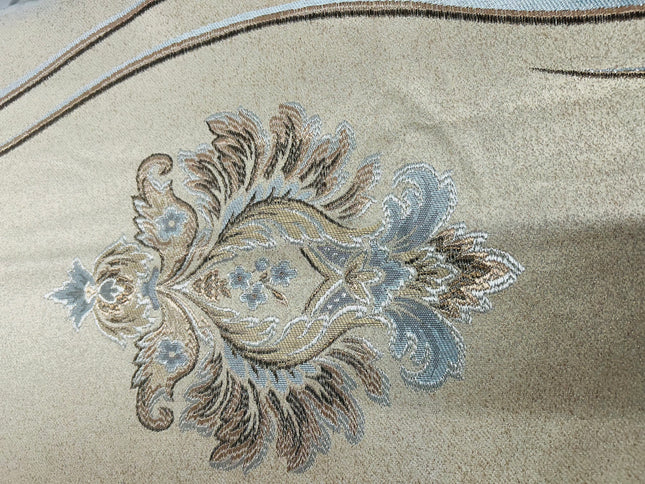 Sengetæppe Beige Med Mønster 1860x2700 mm