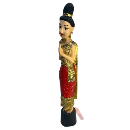 Rød Sawasdee Træfigur