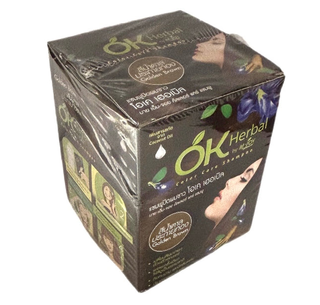 OK Herbal Color Care Shampoo - Golden Brown