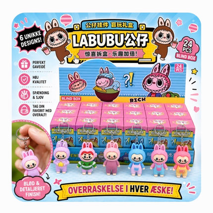 Labubu Nøglering Højde ca 5,5 cm "Blind Box"