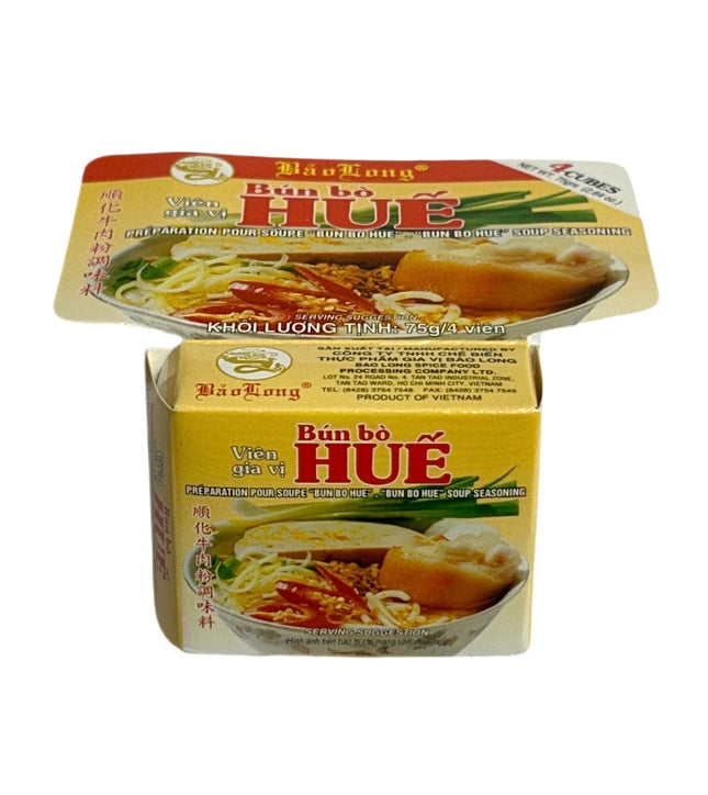 Bao long Vien Gia Vi Bun Bo Hue, Soup Seasoning 75g (4×18,75g)