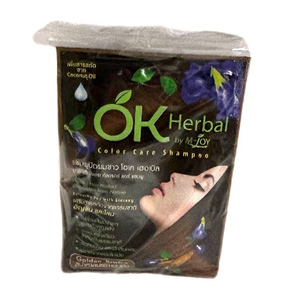 OK Herbal Color Care Shampoo - Golden Brown