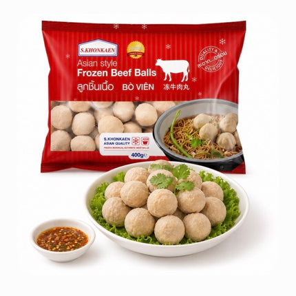 Frosne Oksekød Boller 400g