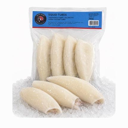 Blæksprutte Rør U/5 700g