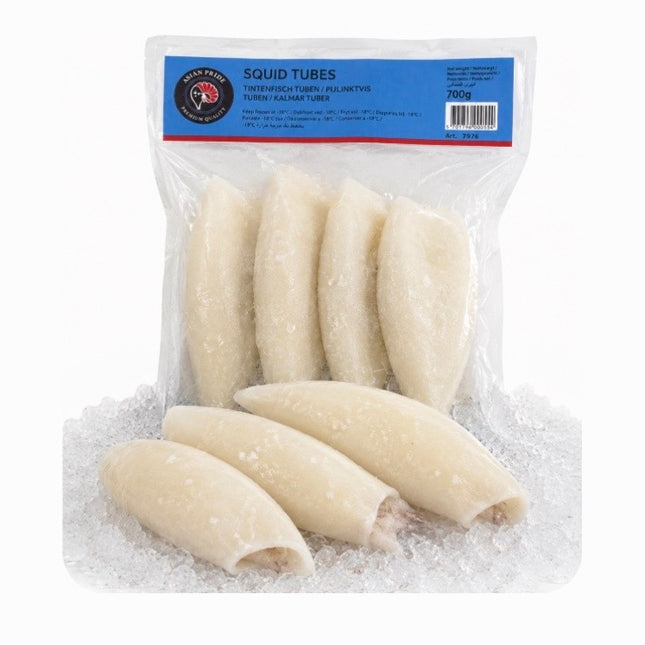 Blæksprutte Rør U/5 700g