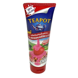 TEAPOT Sweetened Condensed Milk med jordbæryoghurt-smag 150g