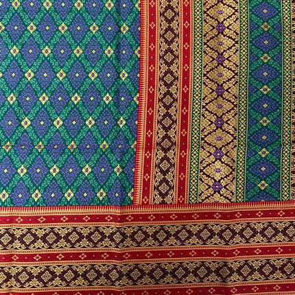 Top Lagen Grøn/Guld/Blå 1075 x 1930 mm