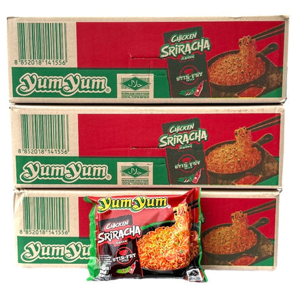 Storkøb Yumyum Kylling Srirscha Stegte Nudler 90x60g
