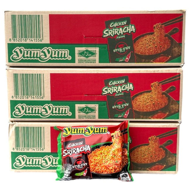 Storkøb Yumyum Kylling Srirscha Stegte Nudler 90x60g
