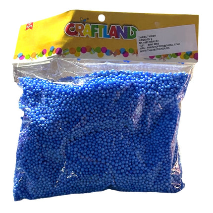 2 pakke mini farvede polystyrenskumkugler