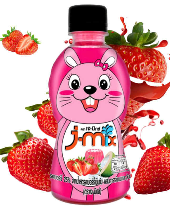 J-MIX Jordbær Juice 270ml