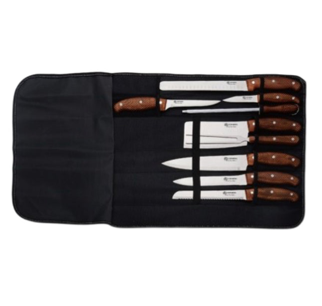 Eisenbach LH-049 9-delt professionelt knivsæt med rulletaske