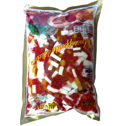3-Farvet Frugt Salatgele f/Dessert