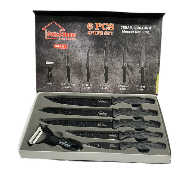 Swiss Home SH-9381 Knivsæt 6 dele