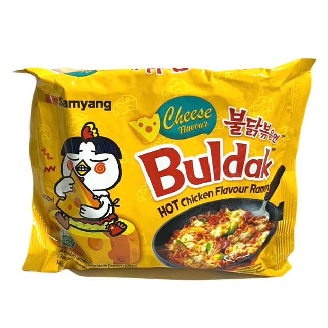 Buldak Ost Stærk Kylling 140g