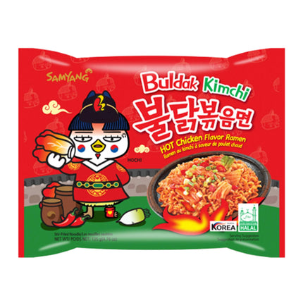 Buldak Kimchi Kylling Ramen Hurtig Nudler