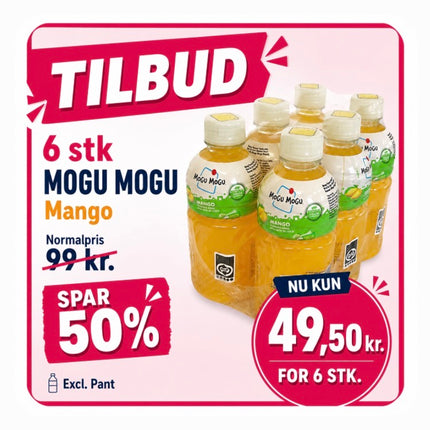 MOGU MOGU MANGO 6 STK