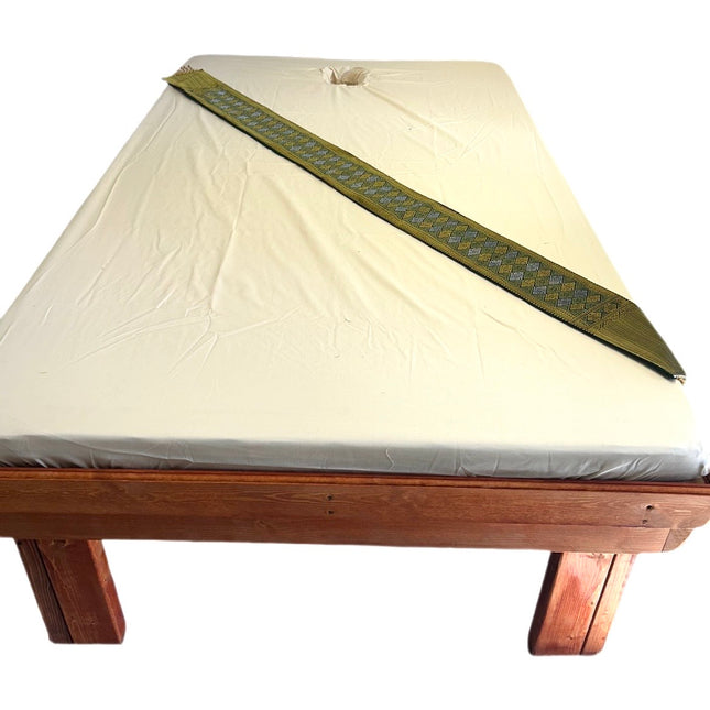 Thai Sengeløber Grøn/gul/grå 150x1920 mm