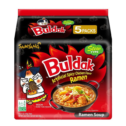Buldak STEW Stærk Kylling 145g