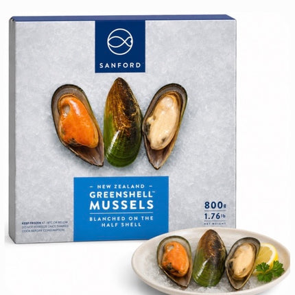 Greenshell Mussels 800g