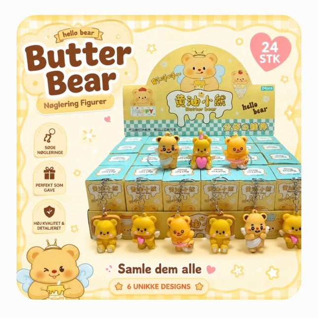 Butter Bear Serie 1 Nøglering "Blind Box"