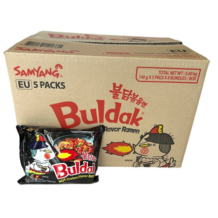 Buldak Stærk Kylling Ramen 40x140g STORKØB