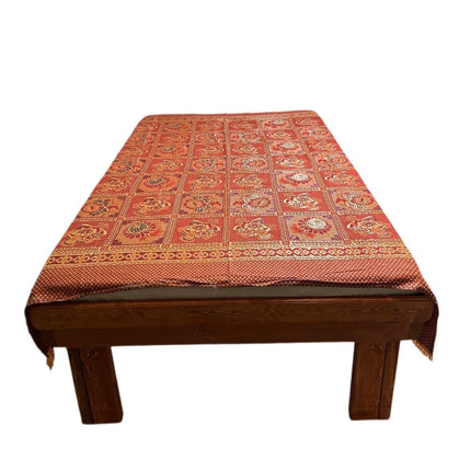 Sengetæppe Orange Mønster 1750x2050 mm