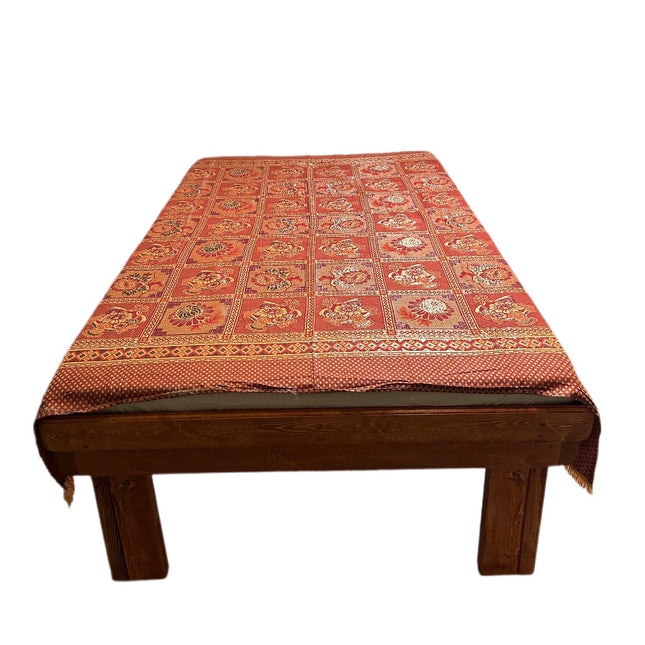 Sengetæppe Orange Mønster 1750x2050 mm