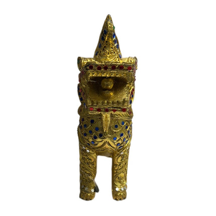 Tempel Løve Blå-Guld