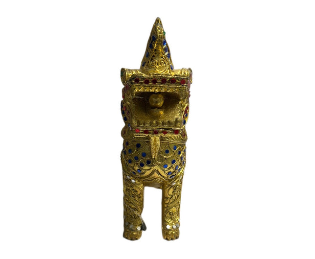 Tempel Løve Blå-Guld
