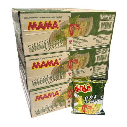 MAMA Instant Nudler Grøn Karry 90x55g Storkøb