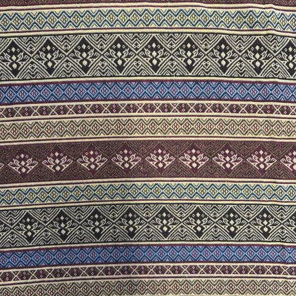 Sengetæppe Brun-Grøn-Blå 1400x2350 mm