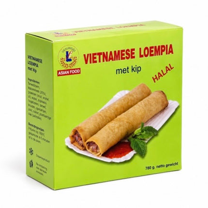 Vietnamesiske Loempia 780g (12x65g) Vietnamesiske Forårsruller