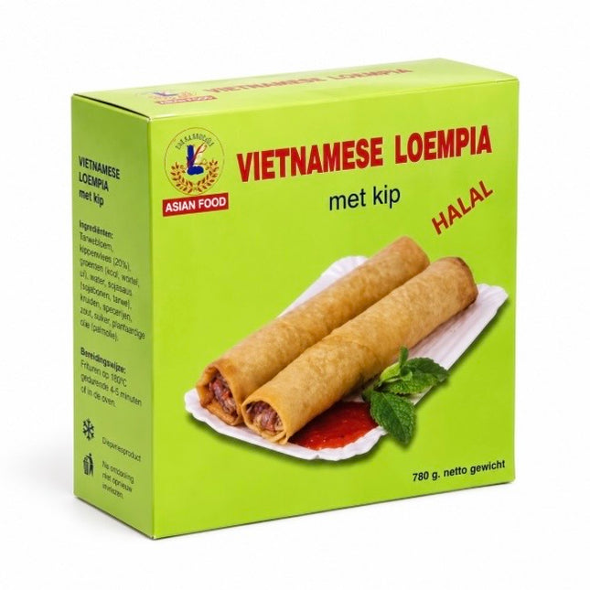 Vietnamesiske Loempia 780g (12x65g) Vietnamesiske Forårsruller