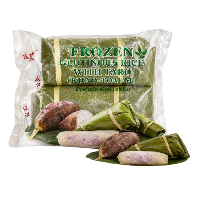 Frossen Klisterris Med Taro (Khao-Tom-Mud)