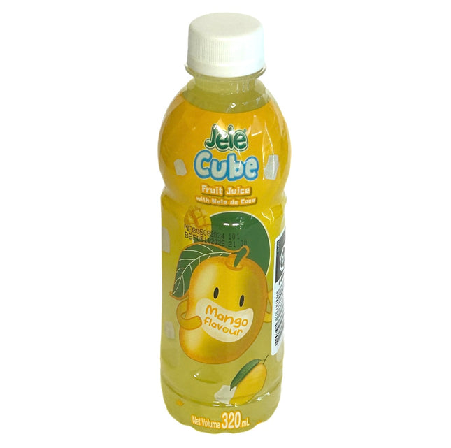 Jele Cube Mango Frugtjuice Med Nata de Coco