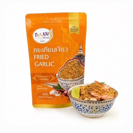 กระเทียมเจียวบรรจุถุง 100 กรัม