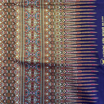 Top Lagnen Lilla rødlidt Mønstre 1050 x 1980 mm