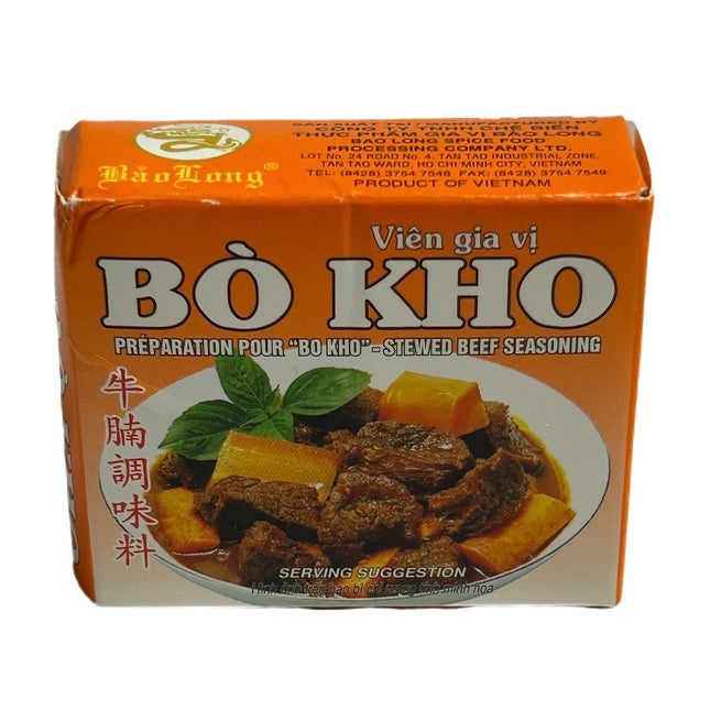 Bao Long Vien Gia Vi Bo Kho Stewed Beef Seasoning 75gr. (4×18,75gr.)