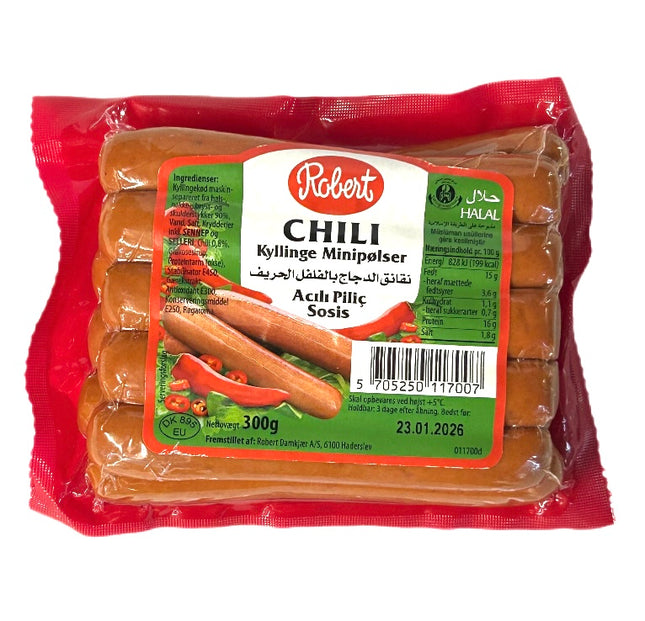 Mini Chili Kylling Pølser