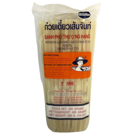 Ris Nudler 5 mm. 400g GLUTENFRI (Banh Pho)