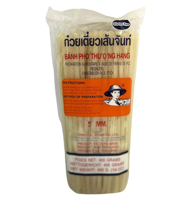Ris Nudler 5 mm. 400g GLUTENFRI (Banh Pho)
