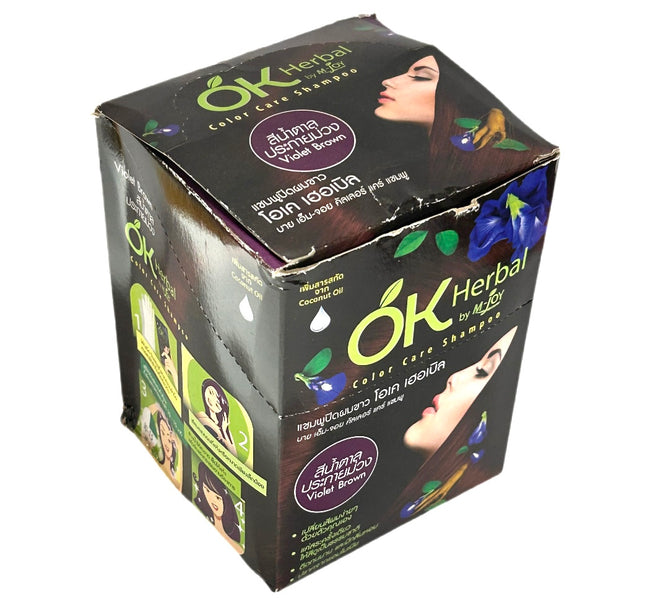 OK Herbal Color Care Shampoo - Violet Brown
